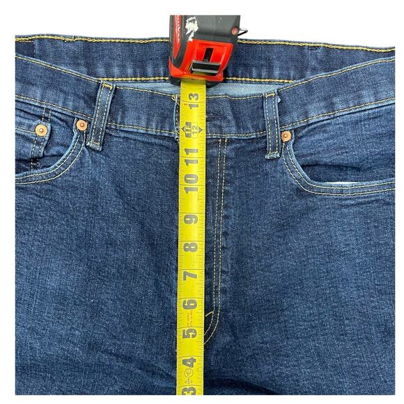 Levi's 559 Relaxed Straight Leg Jeans Men's W38 L32 Dark Wash Denim - Picture 10 of 12